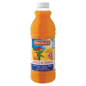 Magalies Mango & Orange Fruit Nectar Blend Concentrate 1L