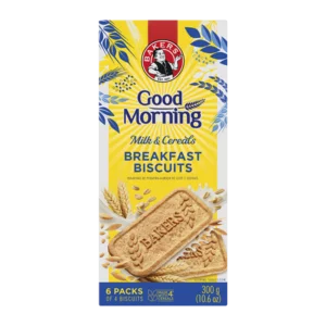 Bakers Good Morning Milk & Cereal Flavoured Breakfast Biscuits 300g Bakers Good Morning Milk & Cereal Flavoured Breakfast Biscuits 300g