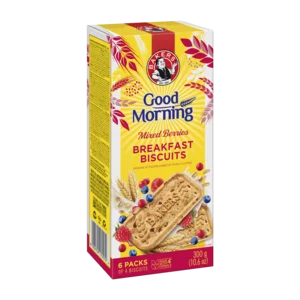 Bakers Good Morning Mixed Berries Flavoured Breakfast Biscuits 300g Bakers Good Morning Mixed Berries Flavoured Breakfast Biscuits 300g