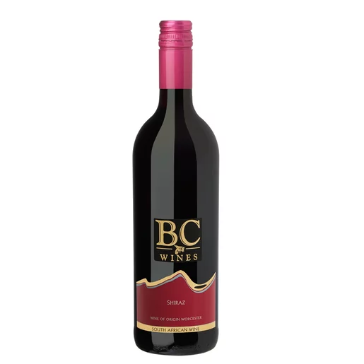BC Wines Shiraz Red Wine Bottle 750ml BC Wines Shiraz Red Wine Bottle 750ml
