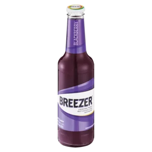 Bacardi Breezer Blackberry Flavoured Cooler Bottle 275ml Bacardi Breezer Blackberry Flavoured Cooler Bottle 275ml