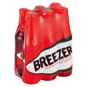 Bacardi Breezer Watermelon Flavour Spirit Cooler Bottles 6x275ml