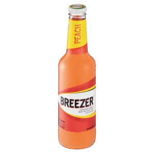Bacardi Breezer Peach Flavour Spirit Cooler Bottle 275ml Bacardi Breezer Peach Flavour Spirit Cooler Bottle 275ml