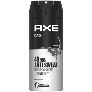 Axe Black 48 Hour Anti-Perspirant Body Spray 150ml Axe Black 48 Hour Anti-Perspirant Body Spray 150ml