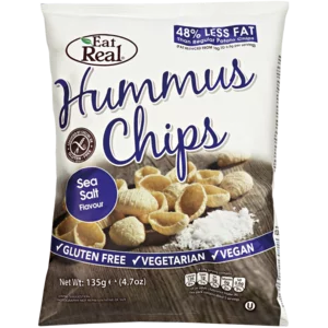 Eat Real Sea Salt Flavoured Hummus Chips 135g