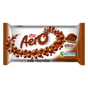 Nestlé Aero Smooth Milk Chocolate Slab 135g