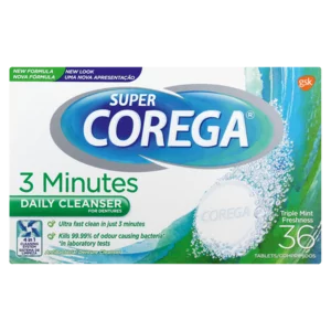 Corega Super Denture Cleaner Tablets 36 Pack Corega Super Denture Cleaner Tablets 36 Pack