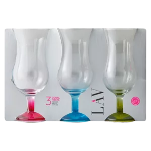LAV Cocktail Fiesta Glass 3 Piece LAV Cocktail Fiesta Glass 3 Piece