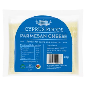 Cyprus Parmesan Hard Cheese Pack 40g Cyprus Parmesan Hard Cheese Pack 40g