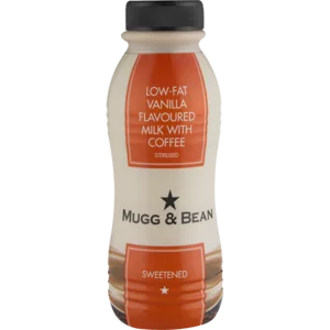 Mugg & Bean Low Fat Vanilla Flavoured Milk With Coffee 300ml