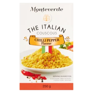 Monteverde Chilli Pepper Flavoured Couscous 250g Monteverde Chilli Pepper Flavoured Couscous 250g
