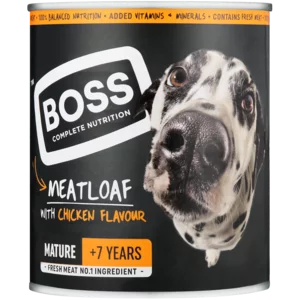 Boss Mature Captain's Chicken Dog Food Can 775g Boss Mature Captain's Chicken Dog Food Can 775g