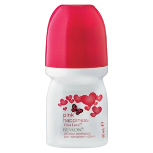 Revlon Pink Happiness First Love Ladies Anti-Perspirant Roll-On 50ml Revlon Pink Happiness First Love Ladies Anti-Perspirant Roll-On 50ml