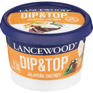 Lancewood Dip & Top Fresh Jalapeño Chutney Flavoured Dip 175g Lancewood Dip & Top Fresh Jalapeño Chutney Flavoured Dip 175g