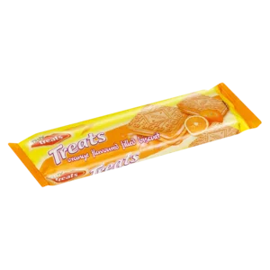 Tasty Treats Orange Flavoured Biscuits 80g