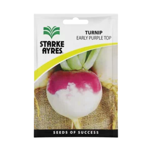 Starke Ayres Early Purple Top Turnip Seeds 20g Starke Ayres Early Purple Top Turnip Seeds 20g