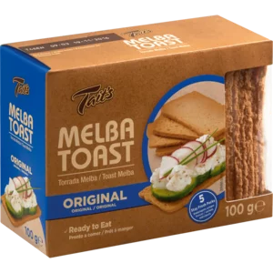 Tait's Original Melba Toast 100g Tait's Original Melba Toast 100g