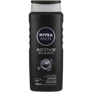 Nivea Men Active Clean Shower Gel 500ml Nivea Men Active Clean Shower Gel 500ml