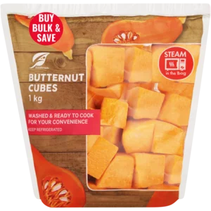 Butternut Cubes Pack 1kg