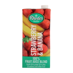 Rhodes 100% Strawberry & Banana Juice 1L Rhodes 100% Strawberry & Banana Juice 1L