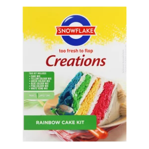 Snowflake Rainbow Cake Kit 900g