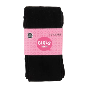 Bare Basics Plain Black Girls Tights 10 - 12 Years Bare Basics Plain Black Girls Tights 10 - 12 Years