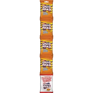 Willards Cheas Naks Chicken Flavoured Maize Snack 5x22g Willards Cheas Naks Chicken Flavoured Maize Snack 5x22g