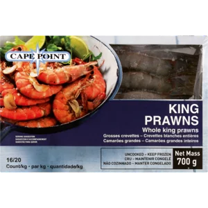 Cape Point 16/20 King Prawns 700g Cape Point 16/20 King Prawns 700g