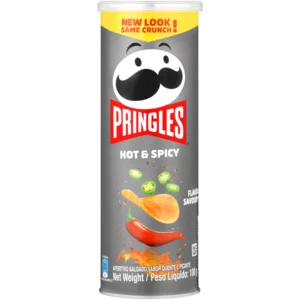 Pringles Hot & Spicy Flavoured Chips 100g Pringles Hot & Spicy Flavoured Chips 100g