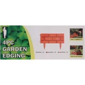 Brick Effect Garden Edging 4 Pack