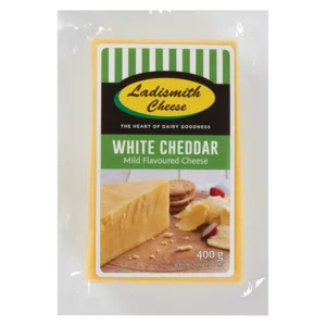 Ladismith White Cheddar Cheese Pack 400g Ladismith White Cheddar Cheese Pack 400g