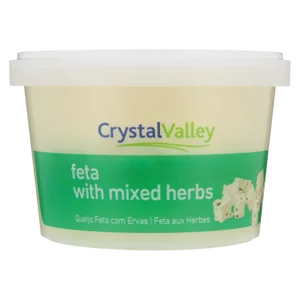 Crystal Valley Mixed Herbs Feta Cheese 200g