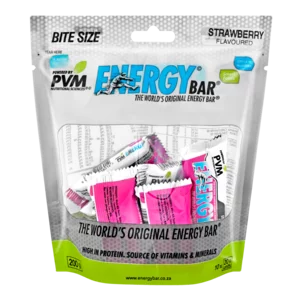 Pvm Strawberry Flavoured Bite Sized Energy Bars 10x20g