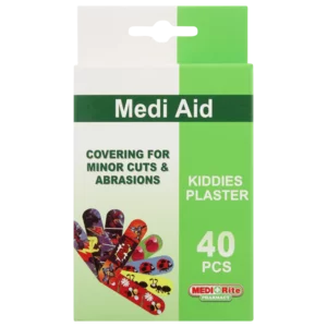 Medirite Pharmacy Assorted Medi Aid Kiddies Plasters 40 Pack Medirite Pharmacy Assorted Medi Aid Kiddies Plasters 40 Pack