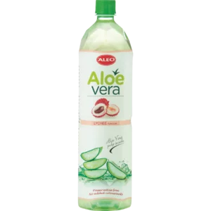 Aleo Aloe Vera & Lychee Flavoured Water 1.5L Aleo Aloe Vera & Lychee Flavoured Water 1.5L