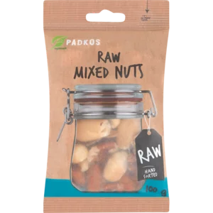 Padkos Raw Mixed Nuts 100g Padkos Raw Mixed Nuts 100g