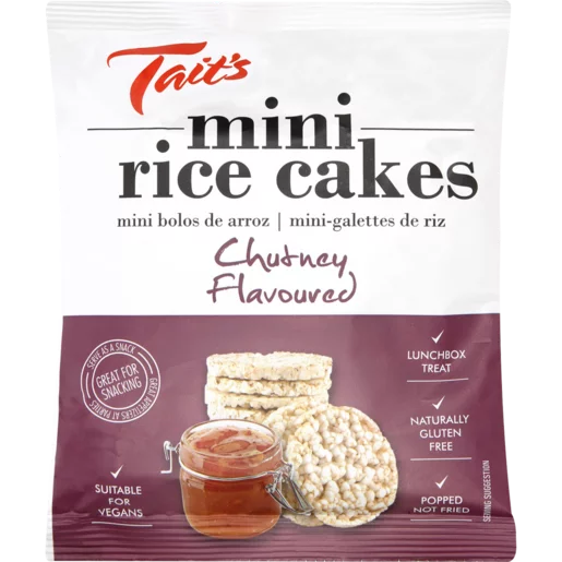Tait's Chutney Rice Cakes 30g Tait's Chutney Rice Cakes 30g