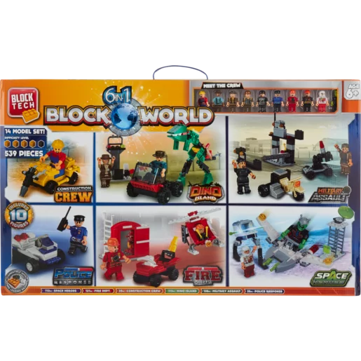 Block Tech 6 In 1 Block World Set Block Tech 6 In 1 Block World Set