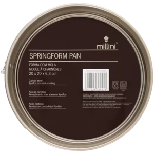 Millini Non Stick Springform Pan 20x20 x 6.3cm Millini Non Stick Springform Pan 20x20 x 6.3cm