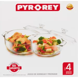 Pyrorey Glass Casserole Set 4 Piece Pyrorey Glass Casserole Set 4 Piece