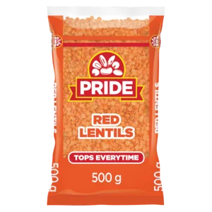 Pride Red Lentils 500g Pride Red Lentils 500g