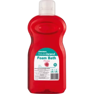 Checkers Housebrand Rose Bath Foam 2L Checkers Housebrand Rose Bath Foam 2L