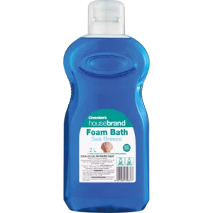 Checkers Housebrand Sea Breeze Bath Foam 2L Checkers Housebrand Sea Breeze Bath Foam 2L