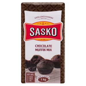 Sasko Chocolate Muffin Mix 1kg Sasko Chocolate Muffin Mix 1kg