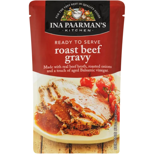 Ina Parmaan's Ready To Serve Roast Beef Gravy Sauce 200ml Ina Parmaan's Ready To Serve Roast Beef Gravy Sauce 200ml