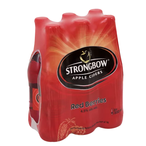 Strongbow Red Berries Apple Ciders Bottle 6x330ml Strongbow Red Berries Apple Ciders Bottle 6x330ml