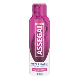 Assegai Passion Fruit Flavoured Water Based Lubricant 125ml Assegai Passion Fruit Flavoured Water Based Lubricant 125ml
