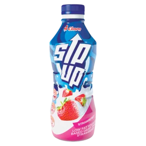 Clover Sip Up Low Fat Strawberry Flavoured Yoghurt Based Dairy Snack Drink 850g Clover Sip Up Low Fat Strawberry Flavoured Yoghurt Based Dairy Snack Drink 850g