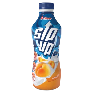 Clover Sip Up Low Fat Apricot Flavoured Yoghurt Based Dairy Snack Drink 850g Clover Sip Up Low Fat Apricot Flavoured Yoghurt Based Dairy Snack Drink 850g