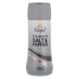 Royal Kalahari Salt & Pepper Mix 400g Royal Kalahari Salt & Pepper Mix 400g